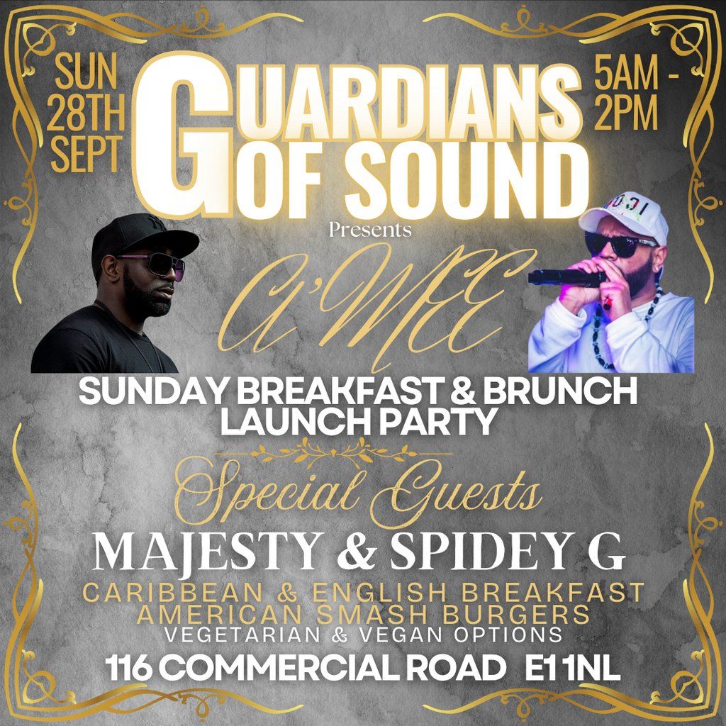 Guardians Of Sound - Breakfast & Brunch Launch Party!