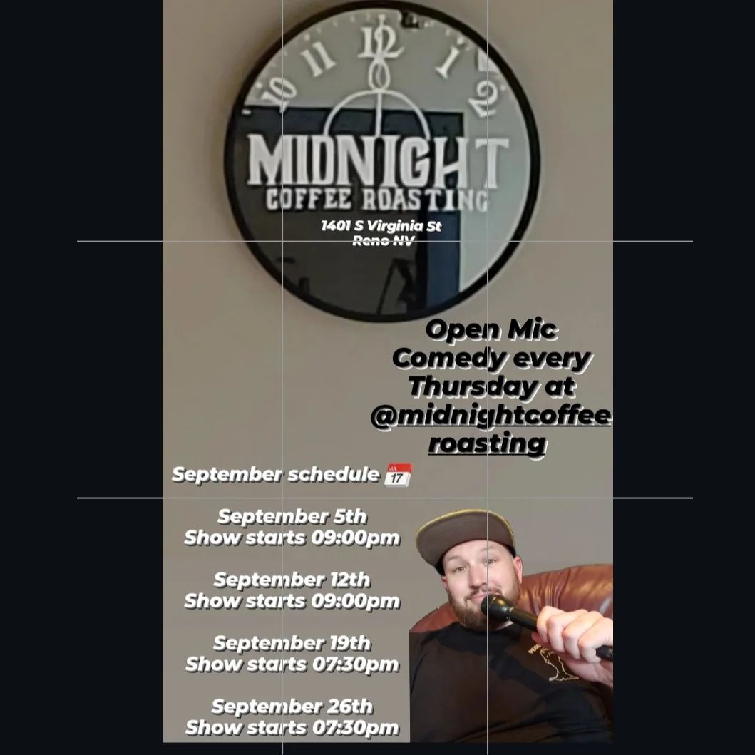 Midnight Coffee Roasting Open Mic Comedy