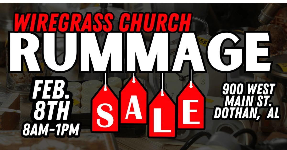 Wiregrass Church Rummage Sale