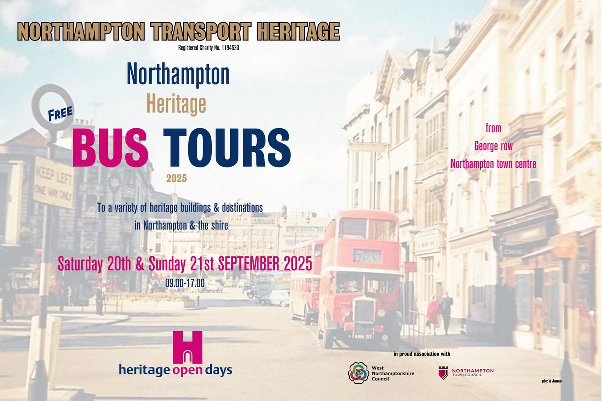 Heritage Bus Tours - Northampton Heritage Open Days 2025