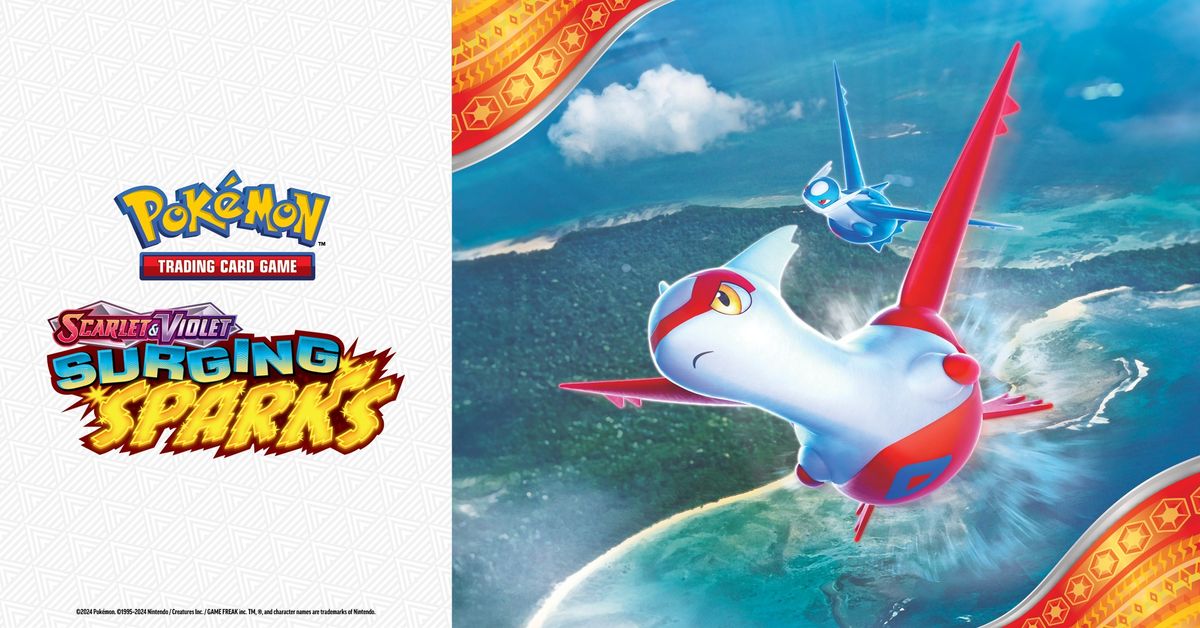 Pokemon TCG - Surging Sparks PreRelease WAVE 2