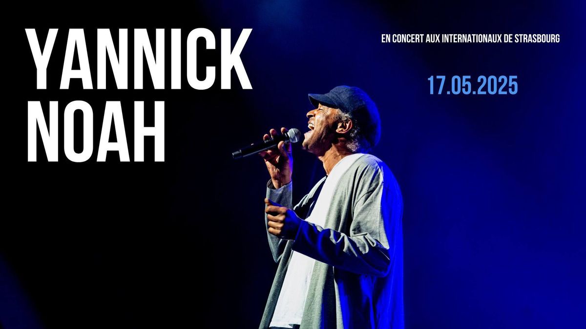 Yannick Noah en concert \u00e0 Strasbourg