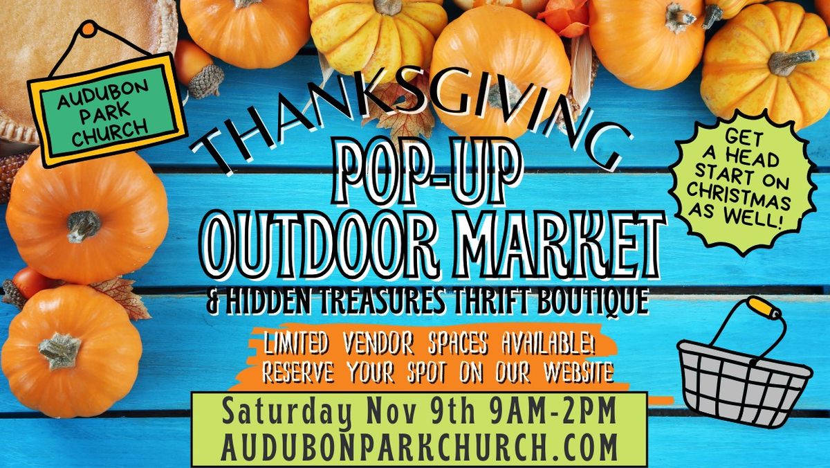 Thanksgiving Pop Up Market