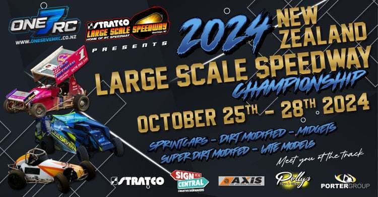 One 7 RC 2024 New Zealand Large Scale Speedway Championship