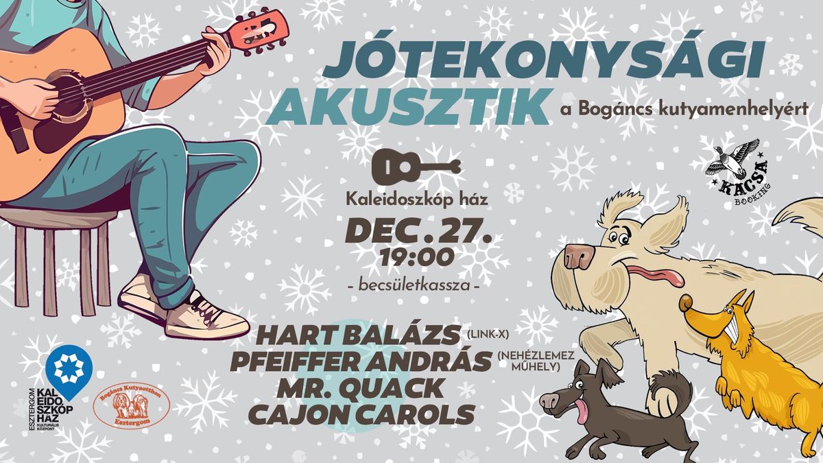 J\u00f3t\u00e9konys\u00e1gi akusztikus koncert a Kaliban!