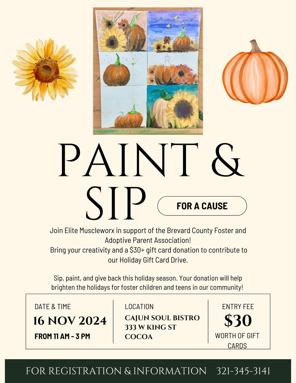 Paint & Sip for a Cause!