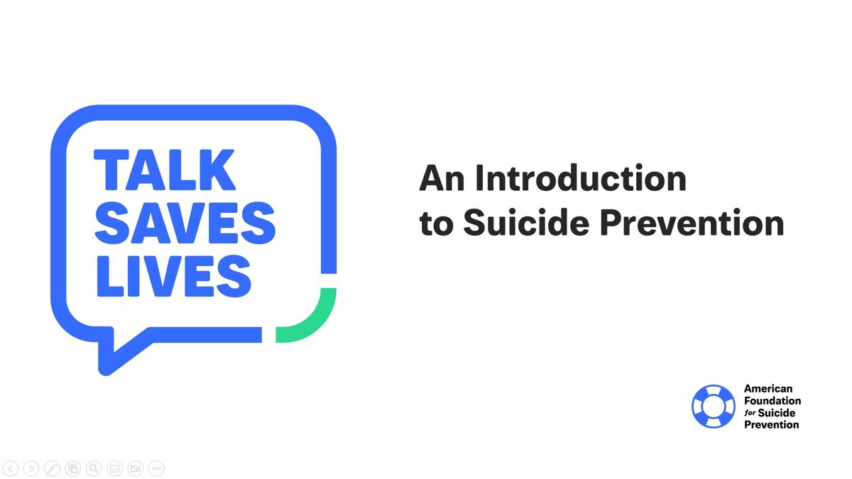 Talk Saves Lives: An Introduction to Suicide Prevention (Greensburg, IN)