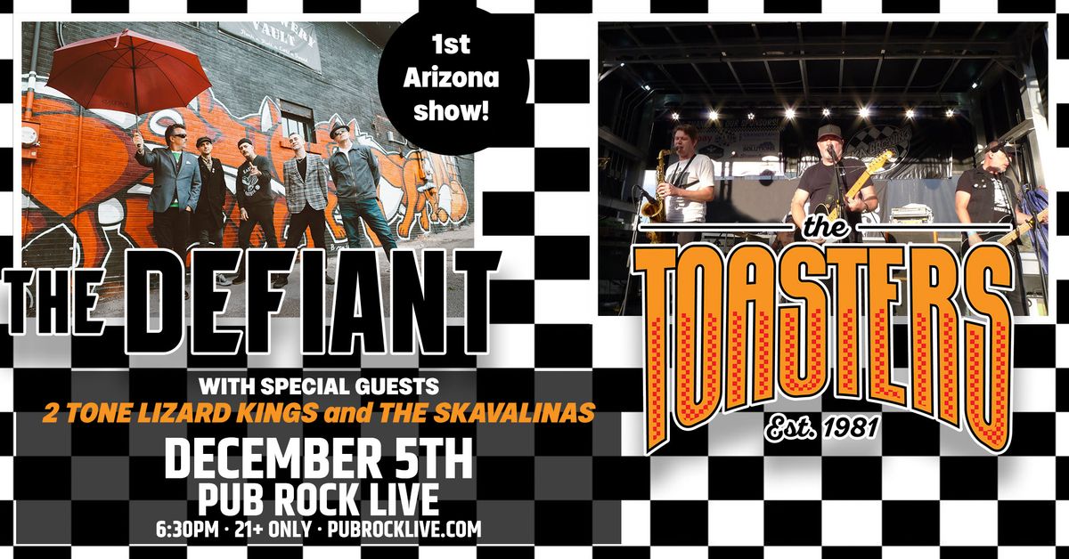 THE DEFIANT & THE TOASTERS at Pub Rock Live