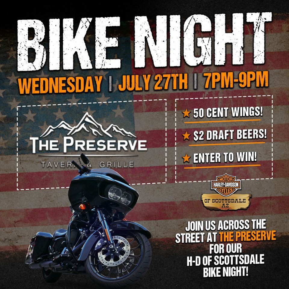 Bike Night @ The Preserve Tavern & Grille