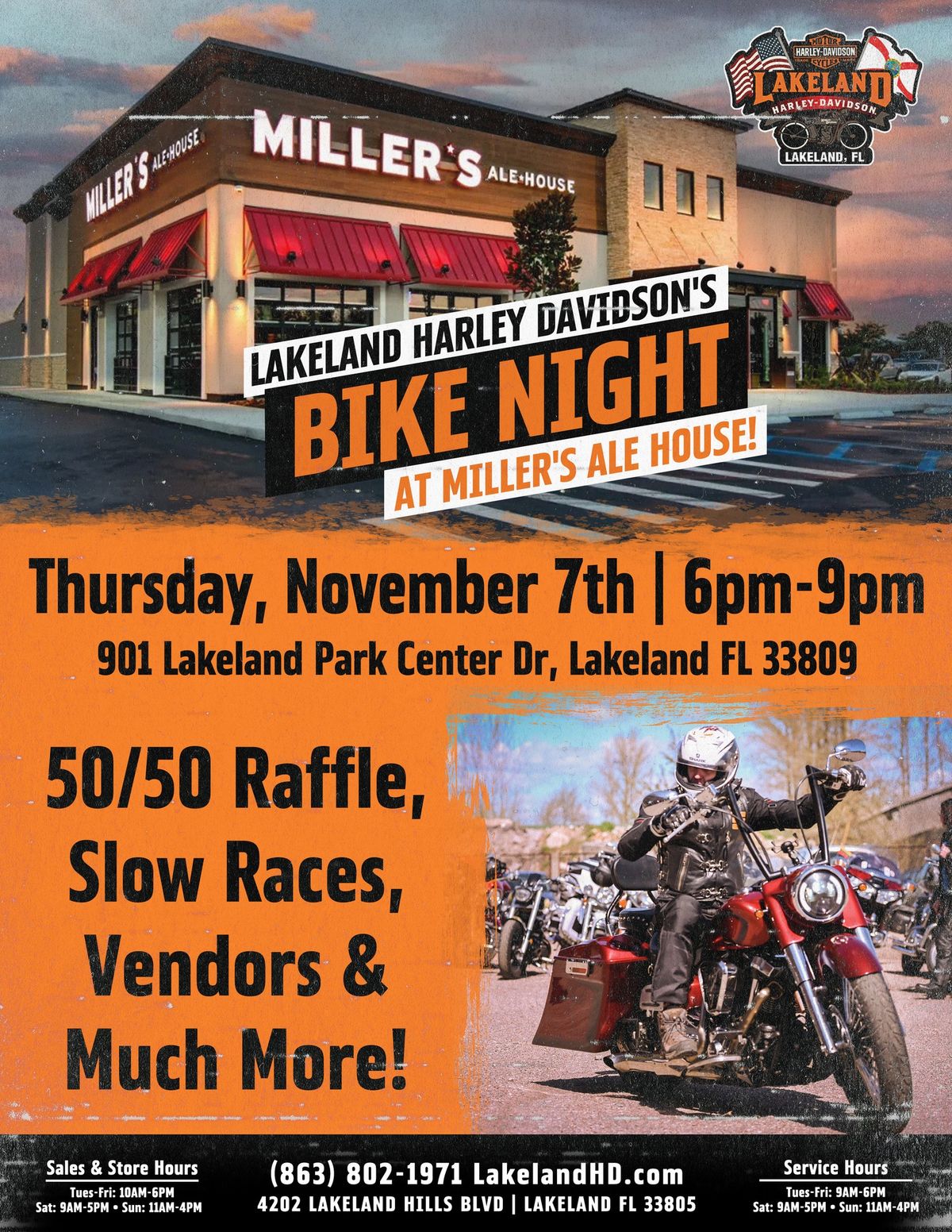 Bike Night at Miller's Ale House