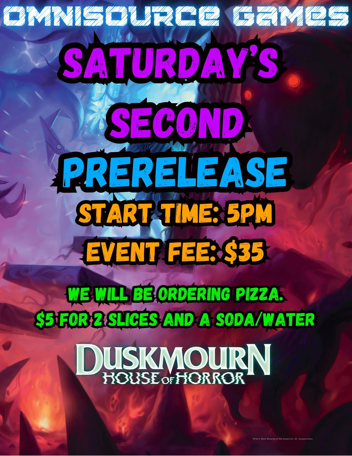 Duskmourn Prerelease