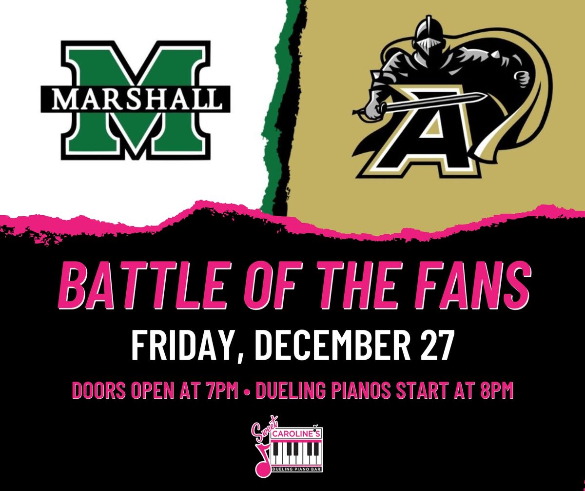 Battle of the Fans - Marshall vs Army