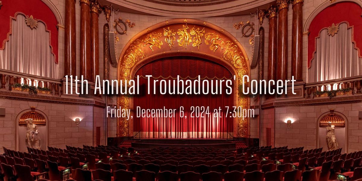 11th Annual Troubadours' Christmas Concert \u2013 A Room at the Inn