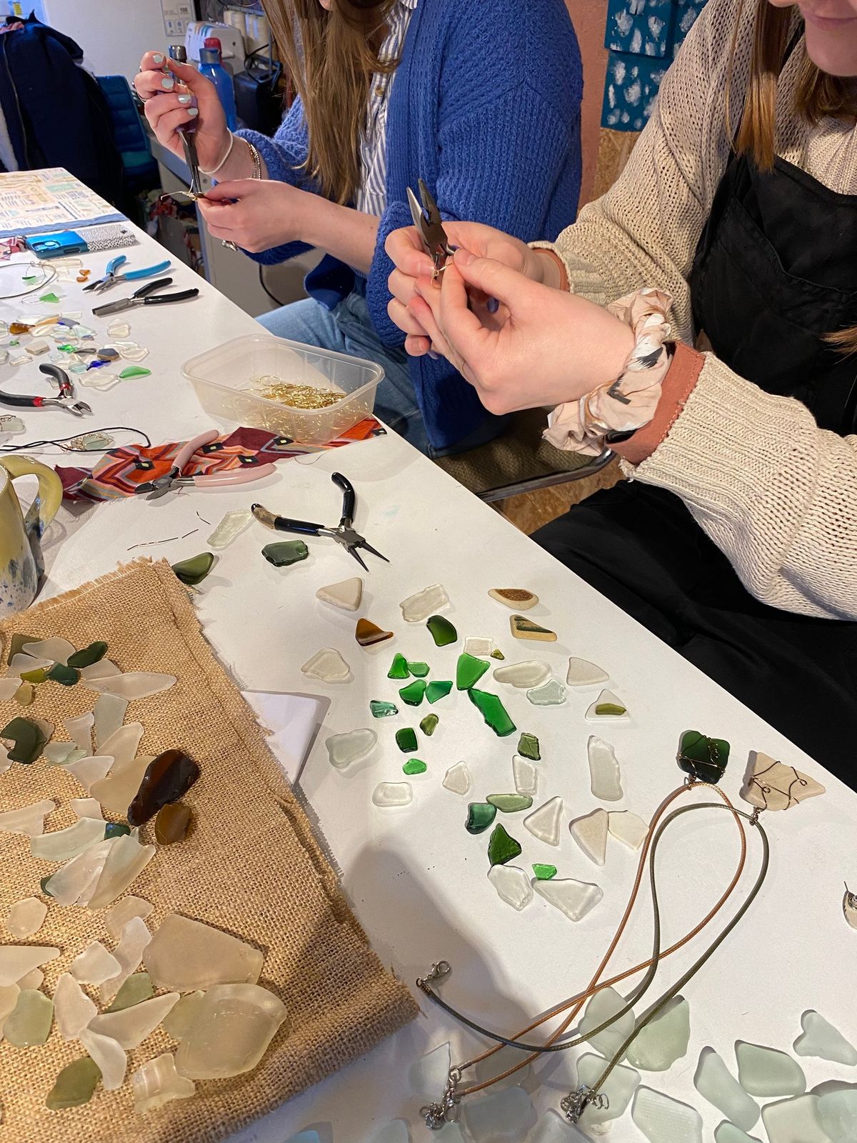 Sea Glass Jewellery Experience (collect & create workshop)