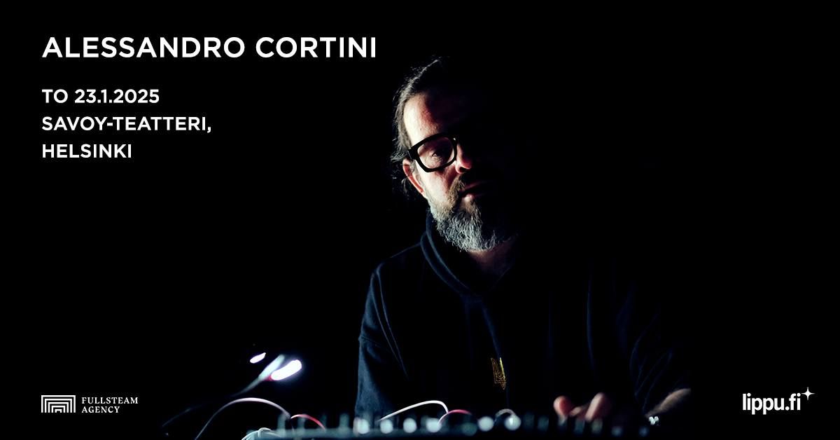 Alessandro Cortini \/\/ to 23.1.2025 @ Savoy-teatteri, Helsinki