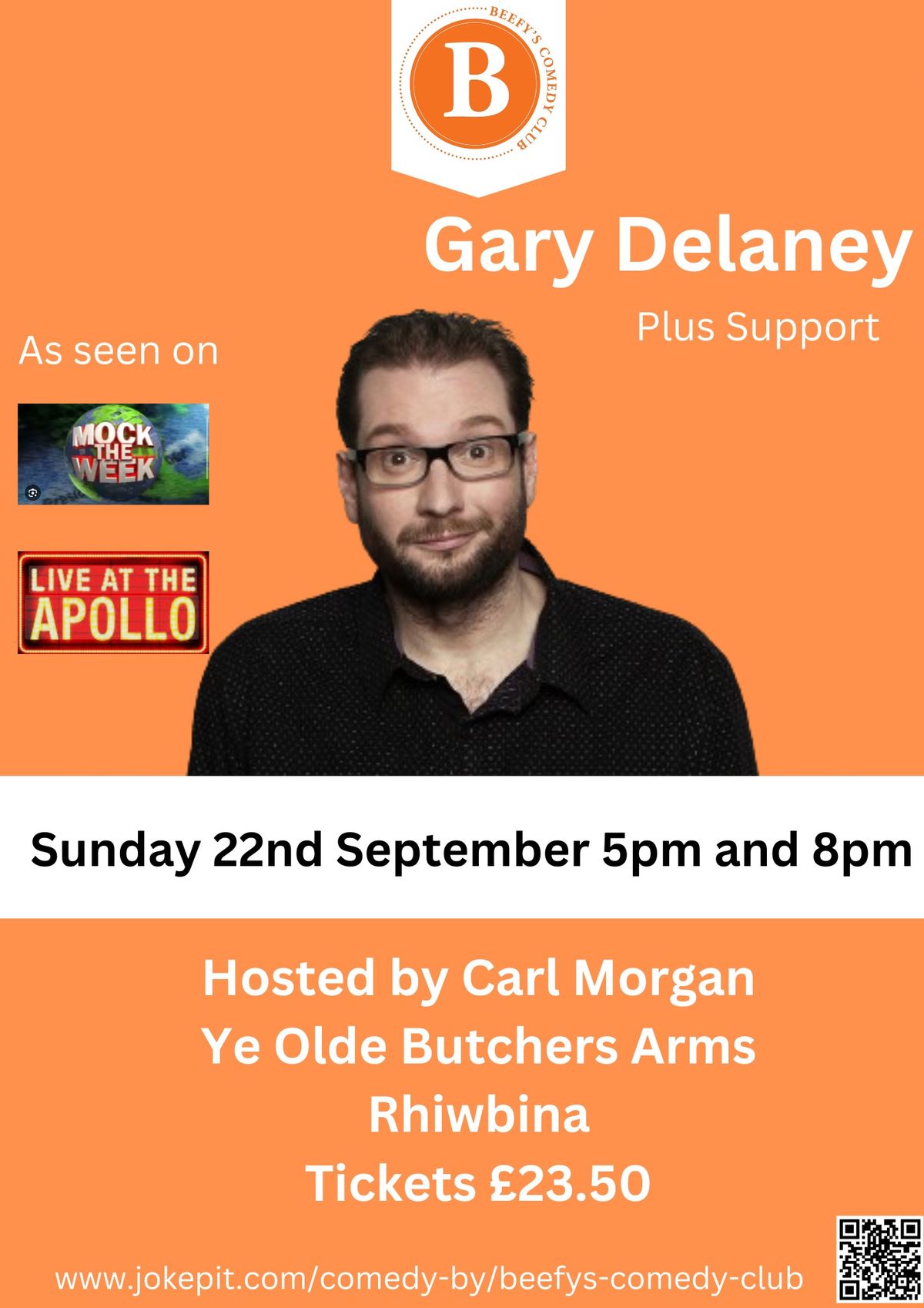 Beefy\u2019s @ The Butcher\u2019s - Gary Delaney