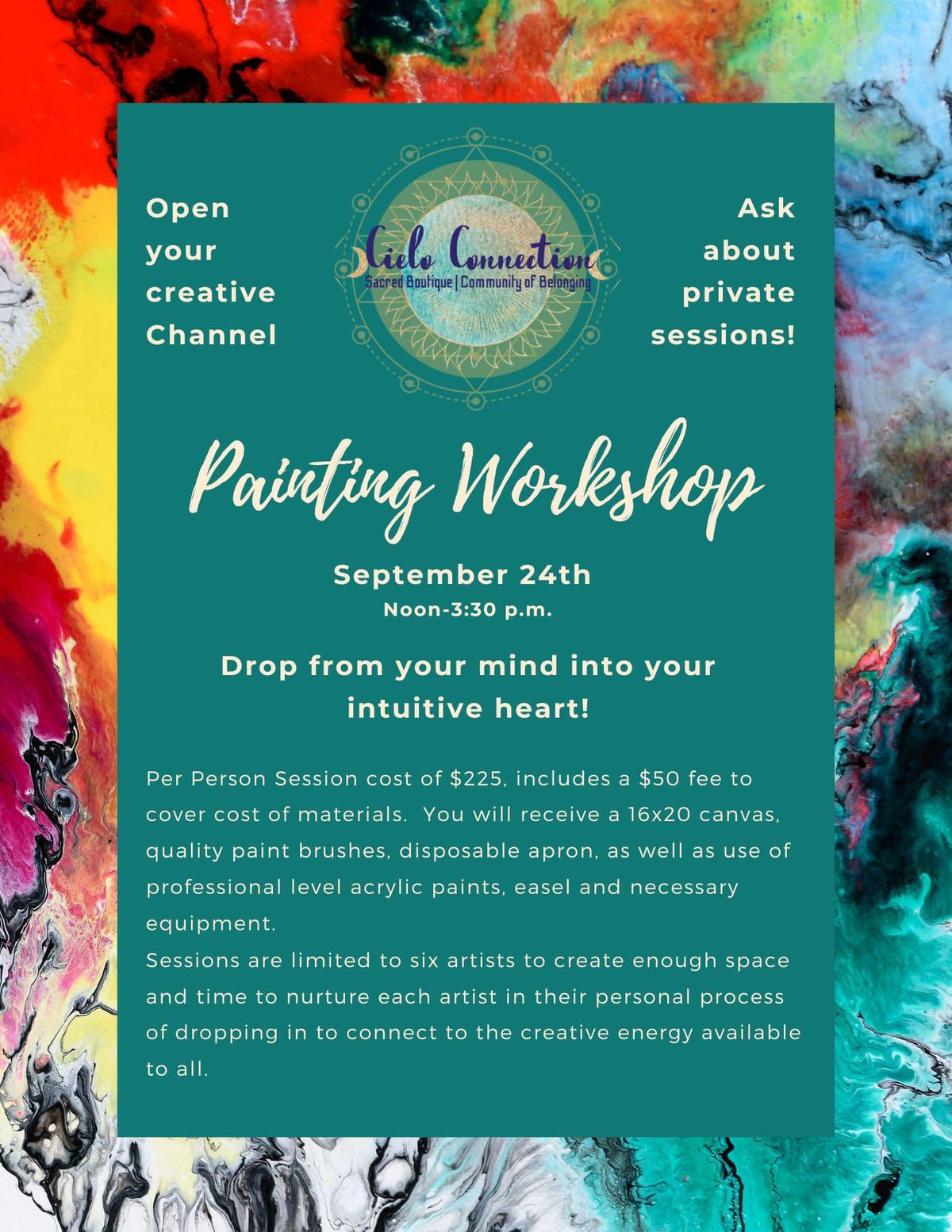 Intuitive Heart Painting Workshop 