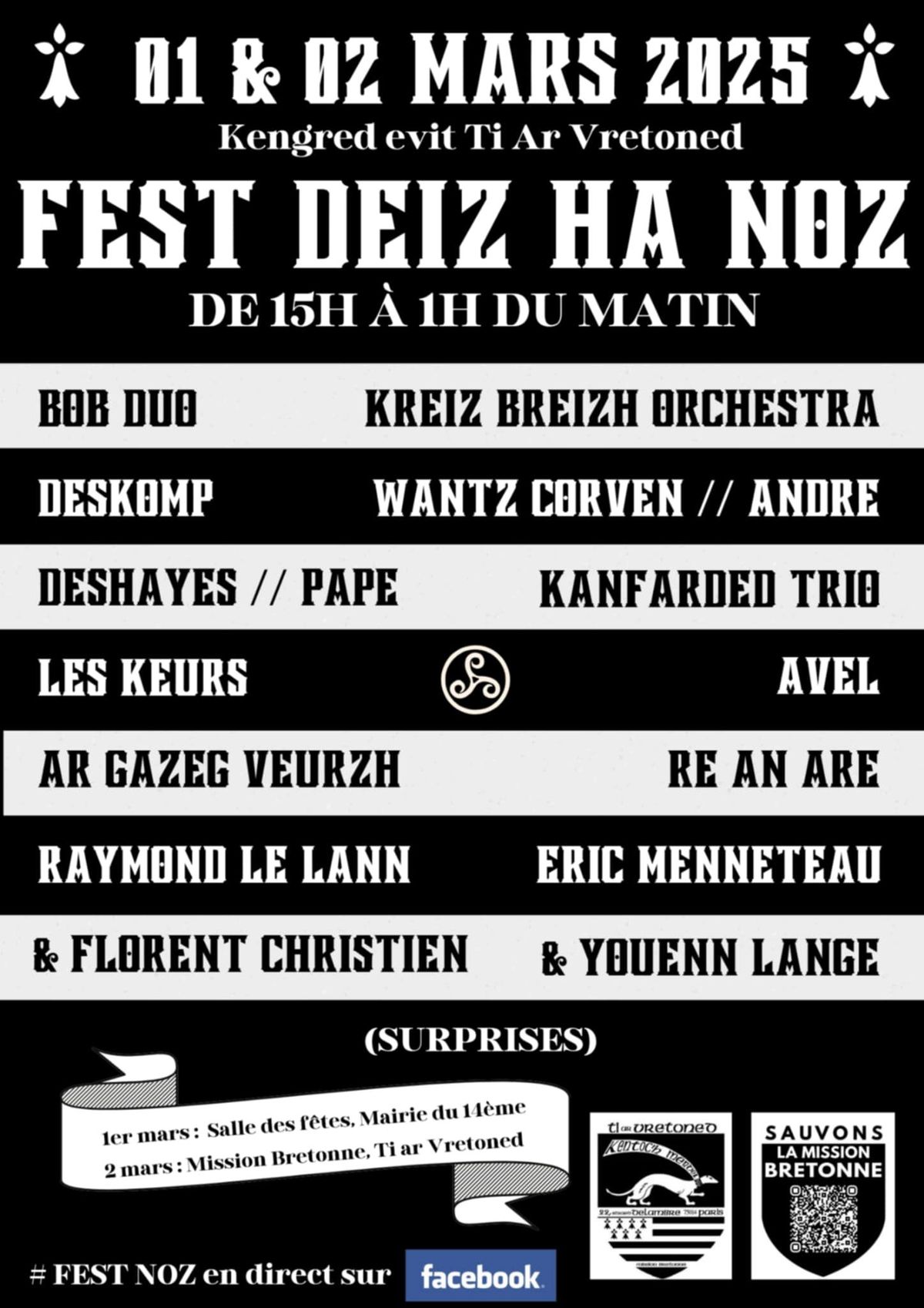 Grand fest-noz de soutien \u00e0 la salle des f\u00eates de Paris 14\u00e8me