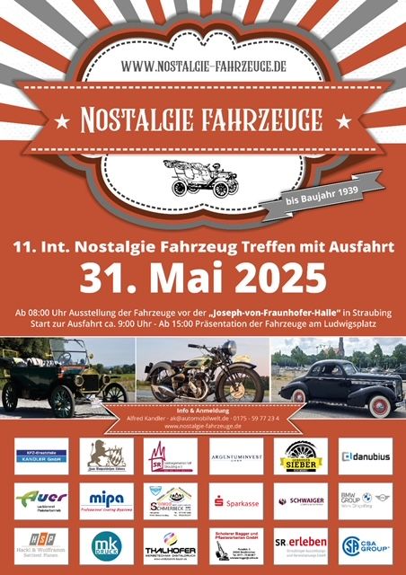 Nostalgie Fahrzeug Treffen mit Ausfahrt