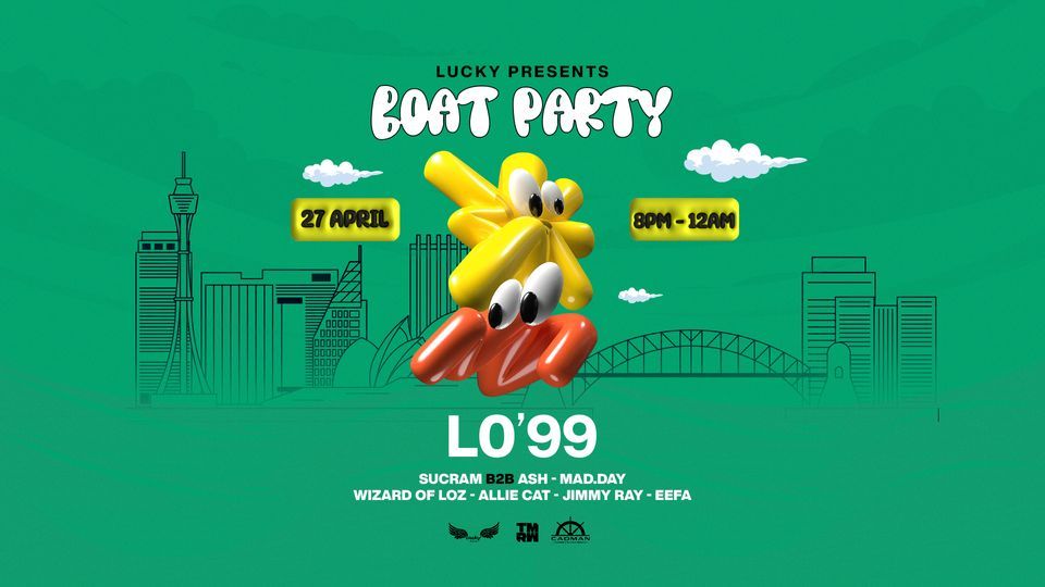 Lucky Presents | Open Air Boat Party ft LO'99