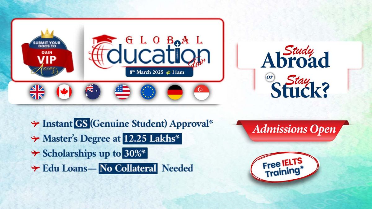 Explore top universities at the Global Education Fair-VIJ