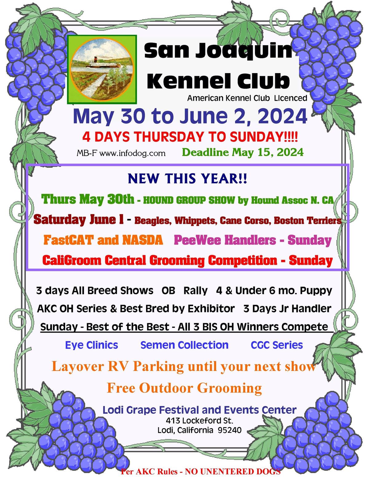 San Joaquin Kennel Club - Annual All Breed Dog Show