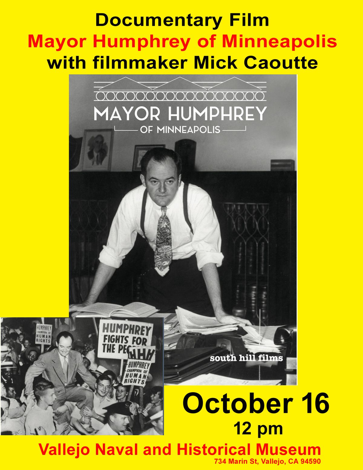 Matinee: Mayor Humphrey of Minneapolis