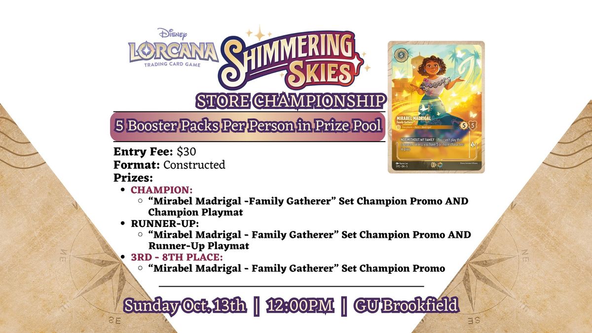 Lorcana Shimmering Skies Store Championship