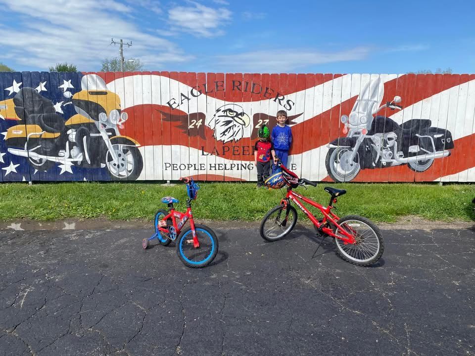 FREE Kids Bike Giveaway at Lapeer Eagle's