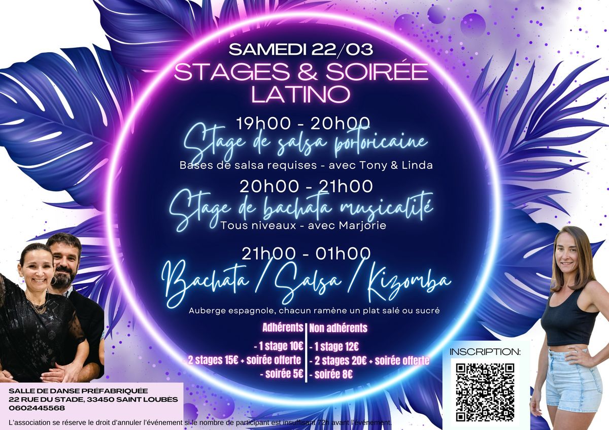 Stages & soir\u00e9e - Salsa\/Bachata\/Kizomba