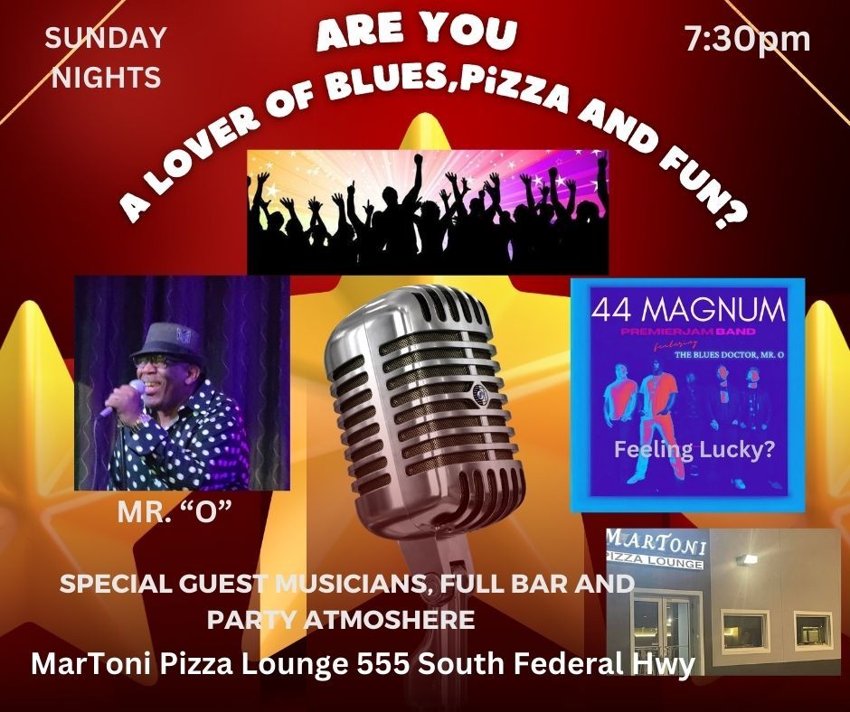 BLUES, PIZZA AND FUN! Wanna Party?