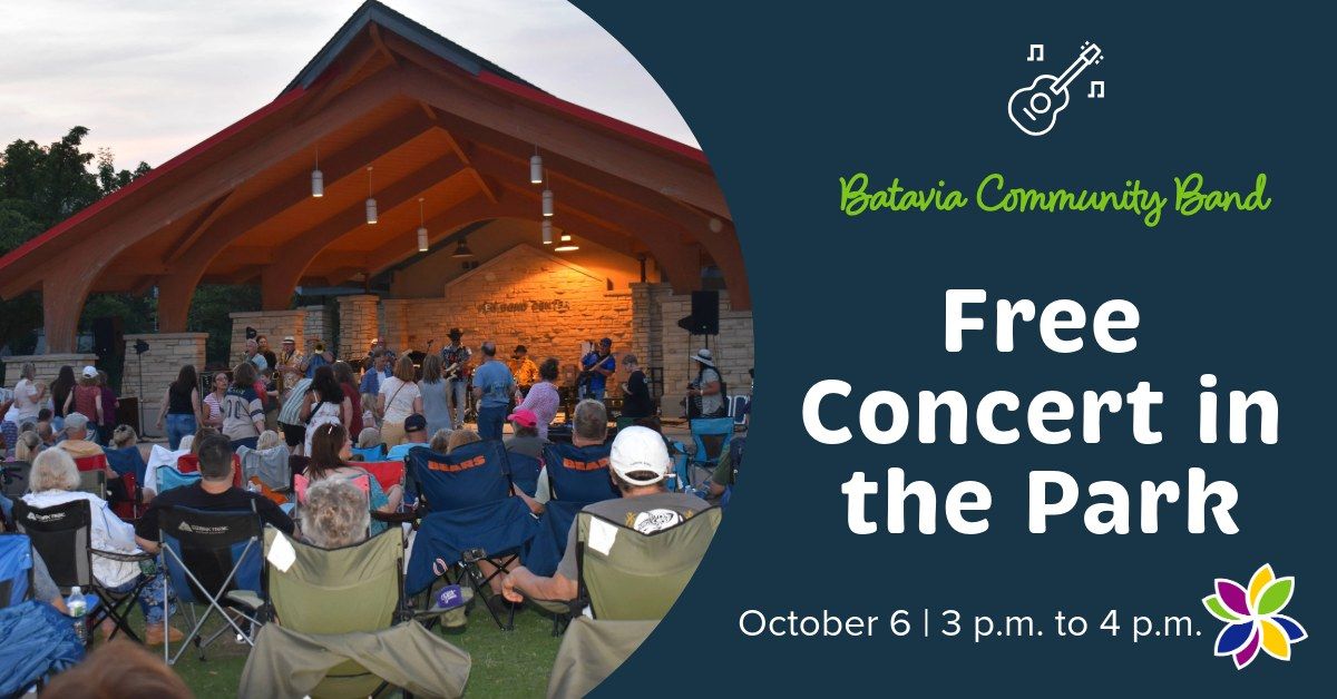 Free Concert in the Park with the Batavia Community Band