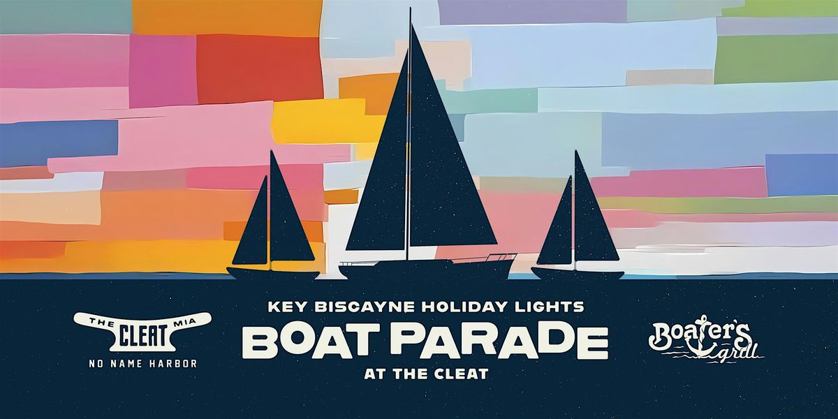 Key Biscayne Holiday Lights Boat Parade at The Cleat (Free Event)