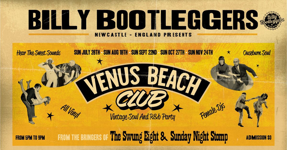 Venus Beach Club - Monthly vintage Soul and R&B party