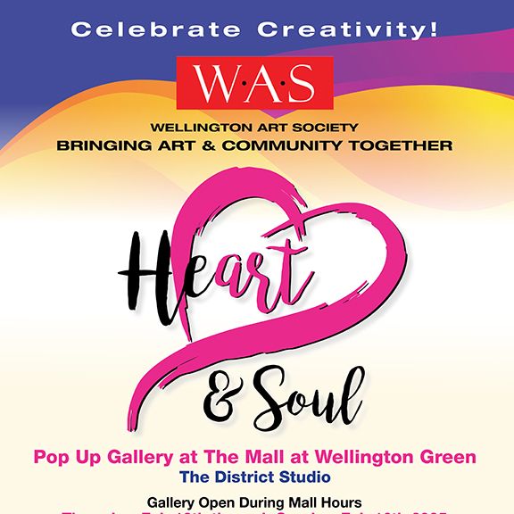 \u201cHeart & Soul\u201d: A Pop Up Gallery presented by the Wellington Art Society