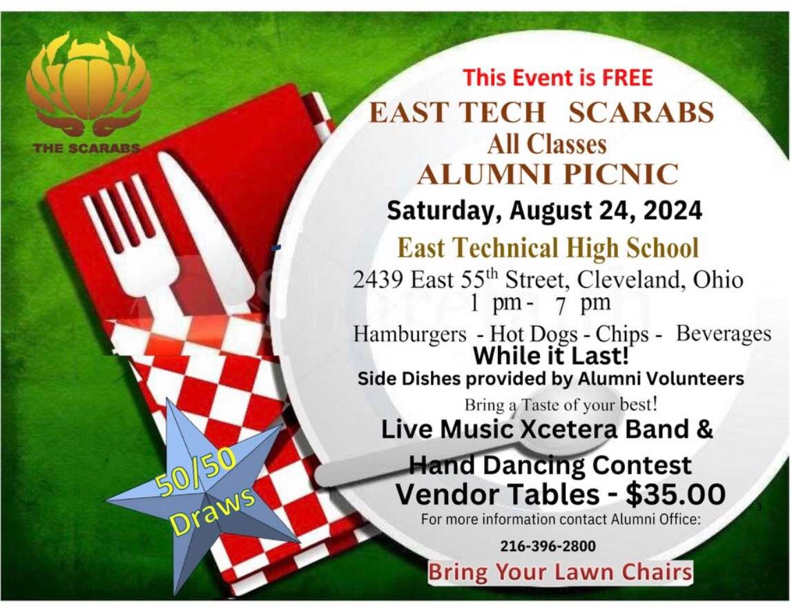 The East Tech SCARABS FOREVER All Classes Picnic