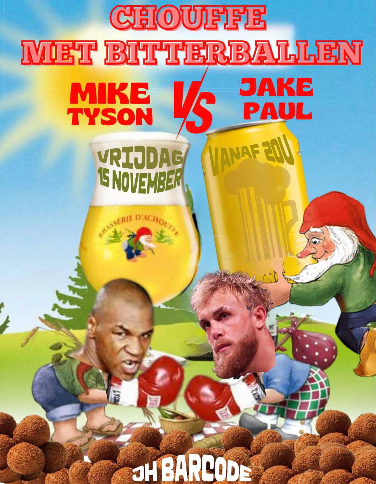 chouffe x bitterballen x iron Mike vs Jake Paul