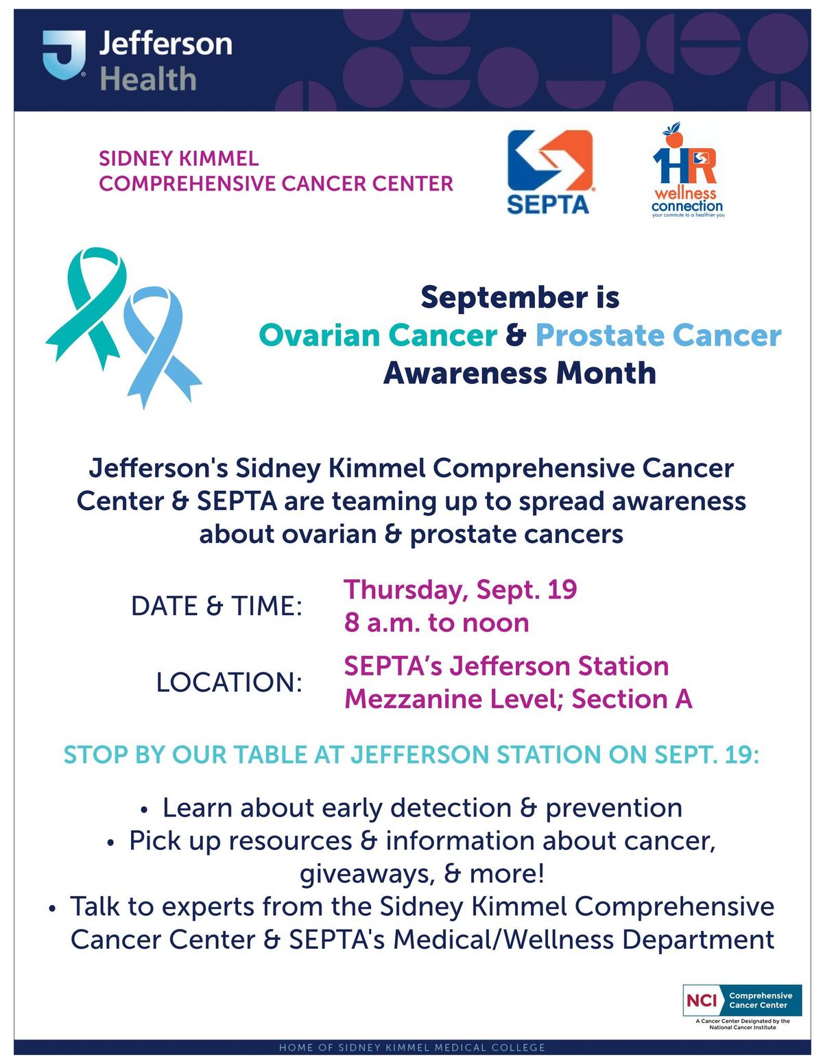 Ovarian Cancer & Prostate Cancer Awareness