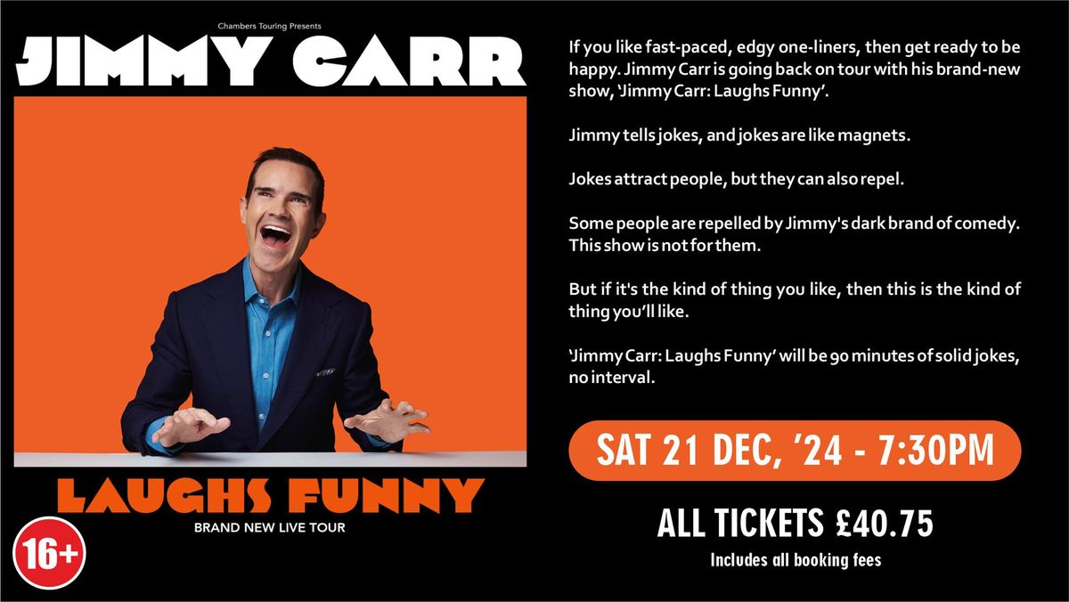 Jimmy Carr Laughs Funny (16+)