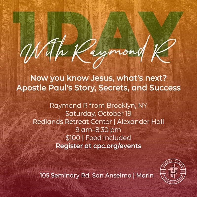 1 Day Retreat with Pastor Raymond Ramos 