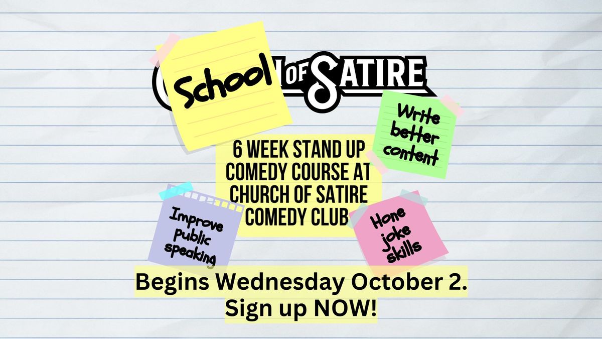 Fall 2024 Stand Up Comedy Class