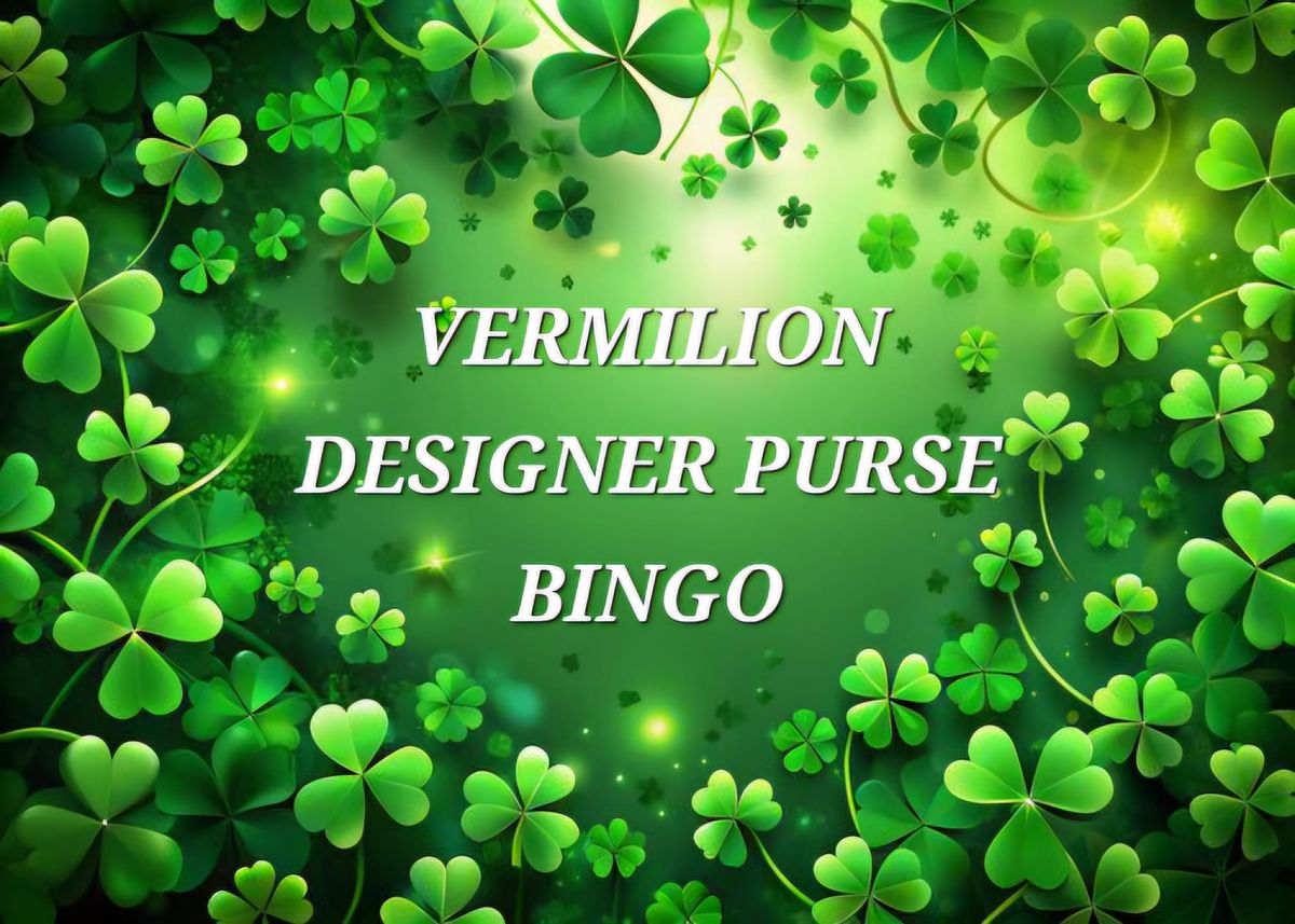 Vermilion Designer Purse Bingo