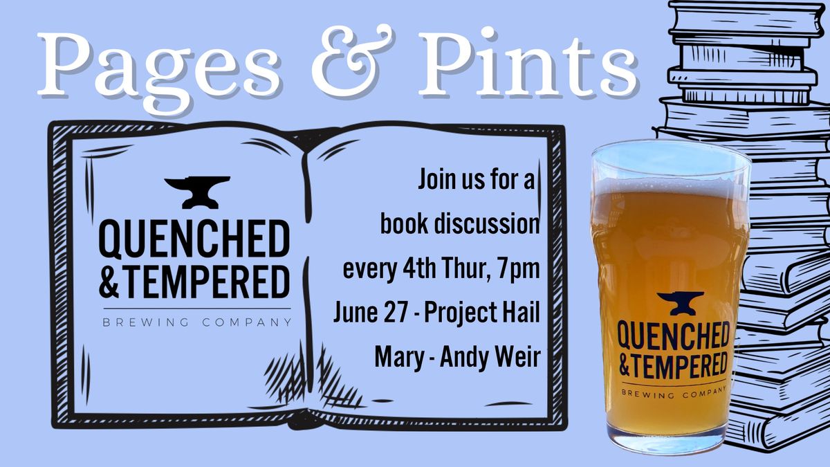 Pages & Pints - Book Club - Project Hail Mary
