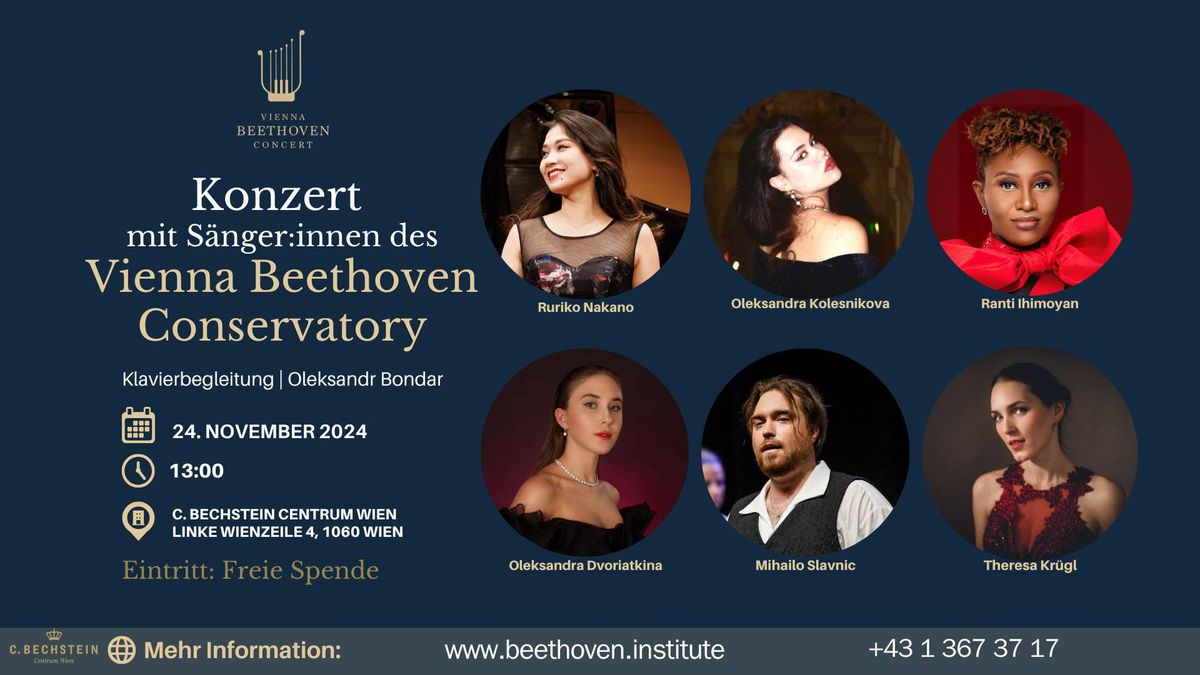 Konzert mit S\u00e4nger:innen des Vienna Beethoven Conservatory