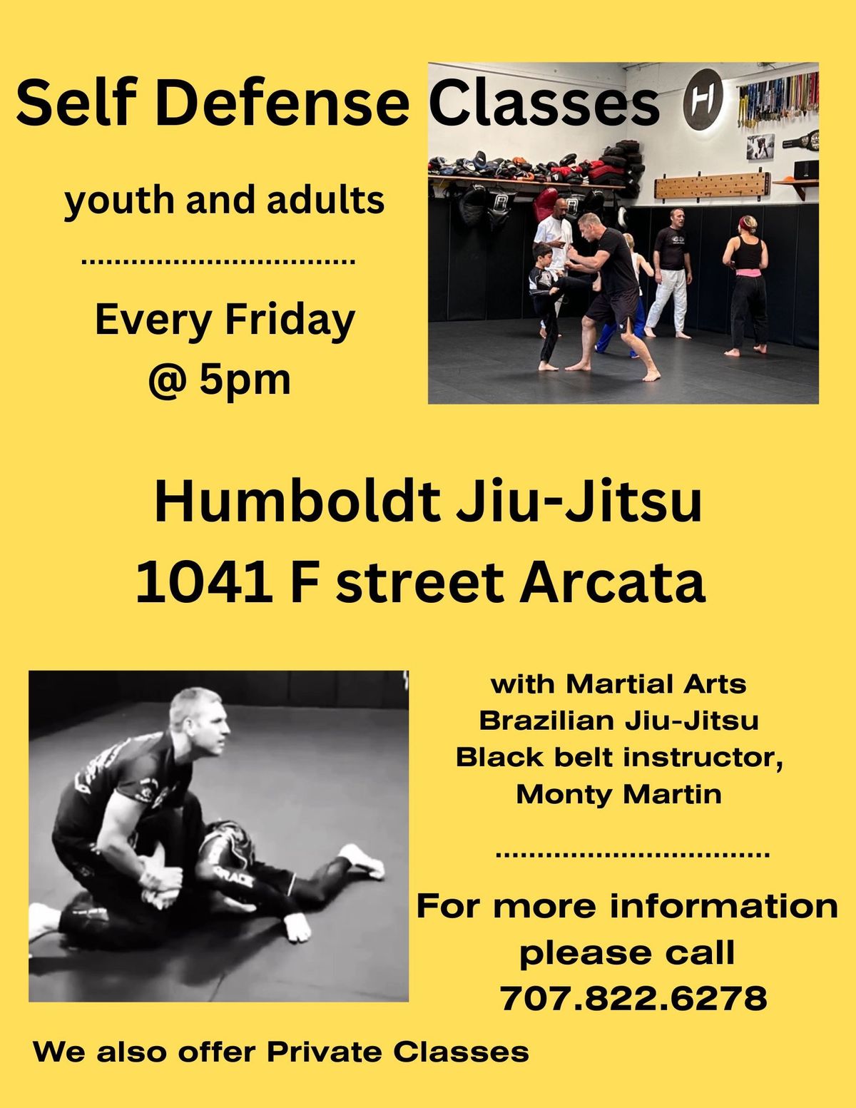 Self Defense Class for Youth & Adults