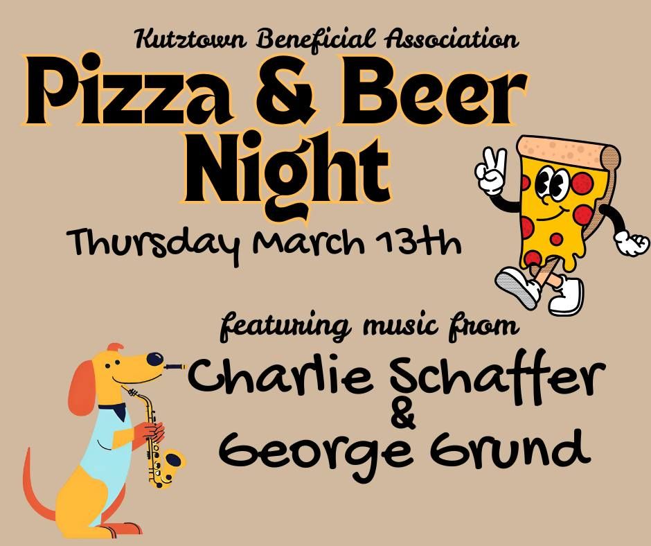 Pizza & Beer Night featuring Charlie Schaffer & George Grund