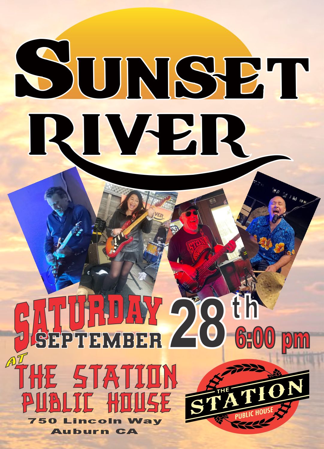 Sunset River Band at The Station Public House in Auburn!