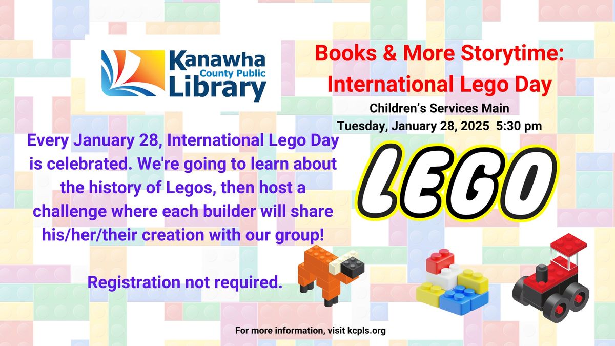 Books & More Storytime: International Lego Day