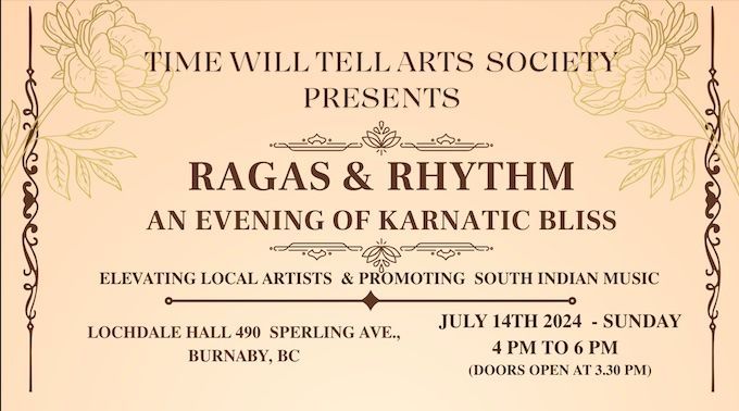 Ragas & Rhythm: An Evening of Karnatik Bliss