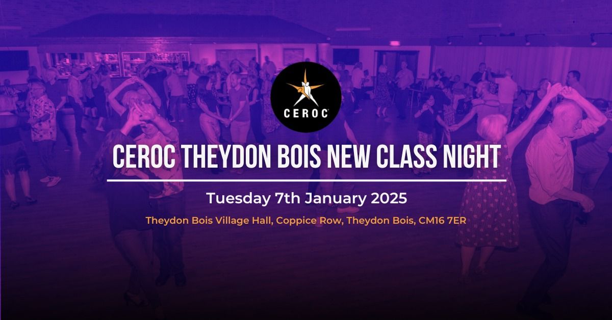 Ceroc Theydon Bois Opening Class Night - Tue 7th Jan 2025